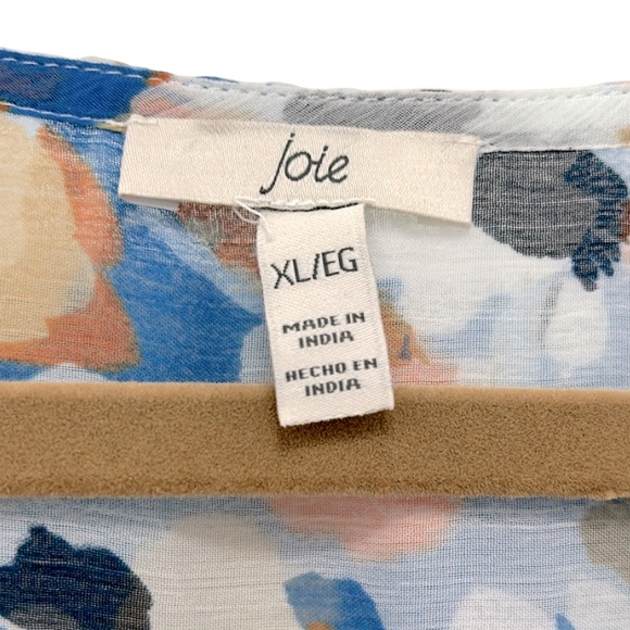 Joie Floral Field Tiered Midi Hi/Low Dress NWT Women XL Cottagecore Coastal Boho - Picture 3 of 13